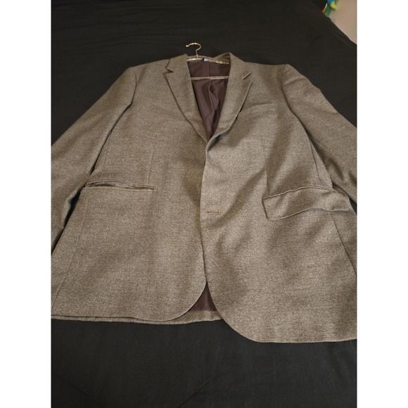 croft & barrow Other - Croft & Barrow Sport Coat Mens 44R Gray Viscose Blend Tweed Classic Fit Stretch